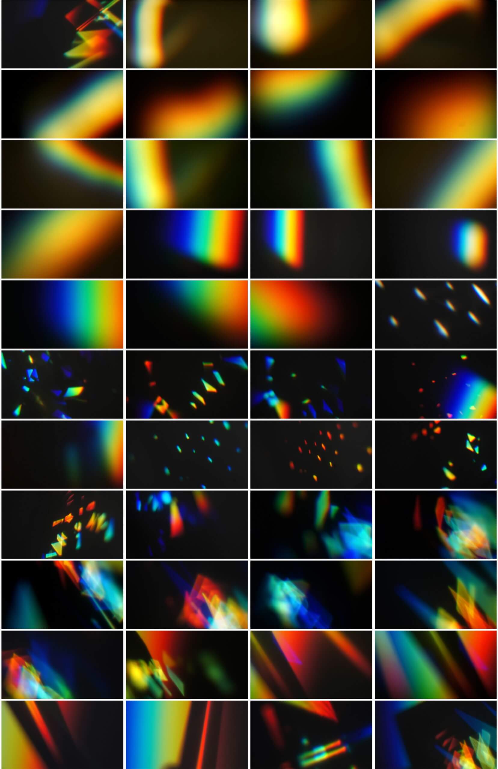 44个摄影后期棱镜彩虹光泄漏迭加JPG迭加素材 Prism Rainbow Light Leaks Overlays 图片素材 第8张