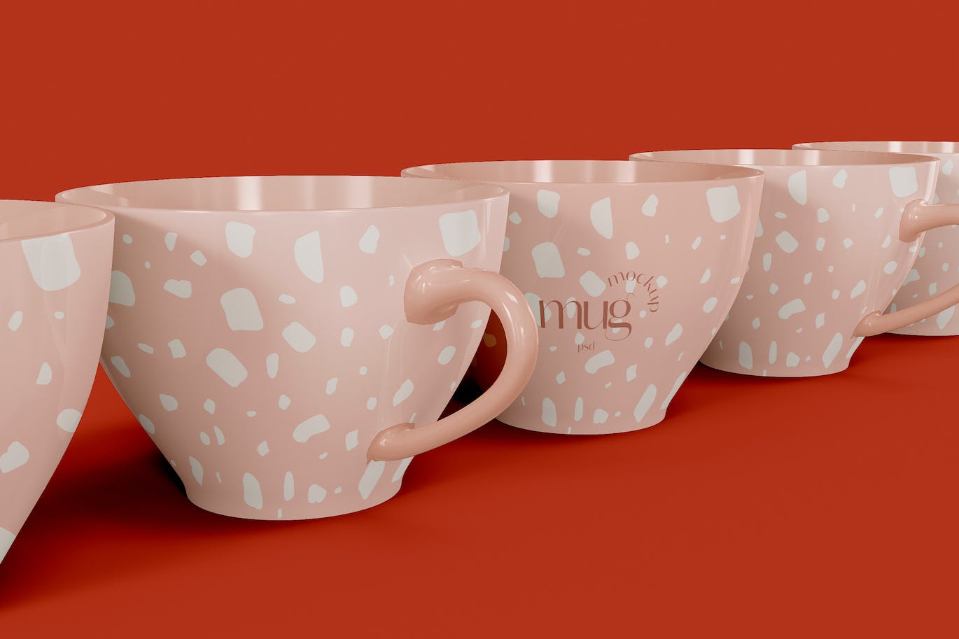 陶瓷咖啡马克杯杯身设计样机模板v8 Ceramic Mugs Mockup 样机素材 第1张