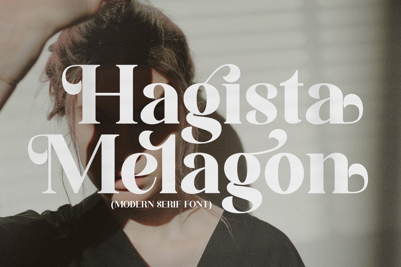 海报设计衬线字体素材 Hagista Melagon Serif Font 设计素材 第1张