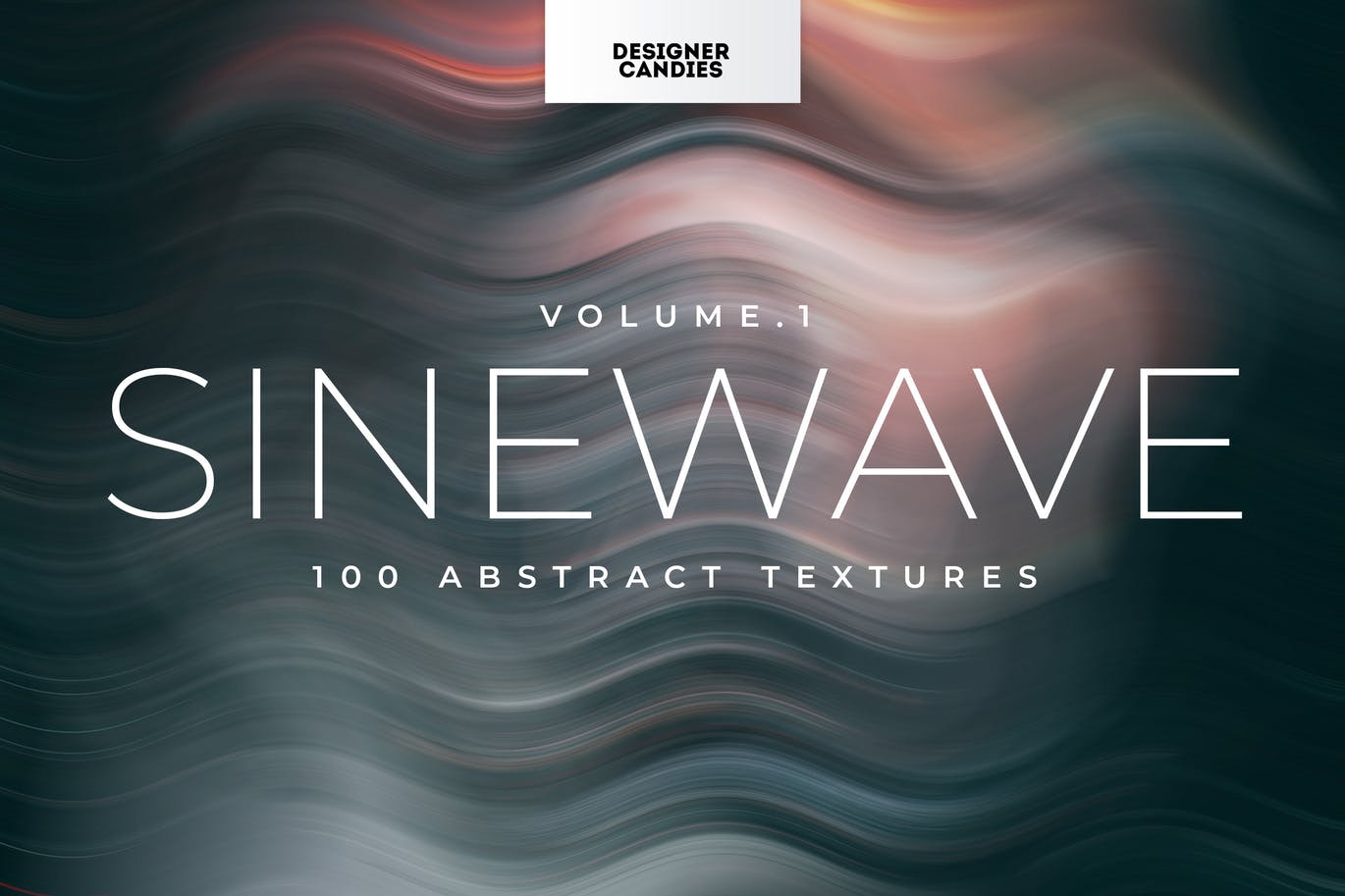 100个抽象波浪纹理和背景包 100 Abstract Textures & Backgrounds Pack 图片素材 第1张