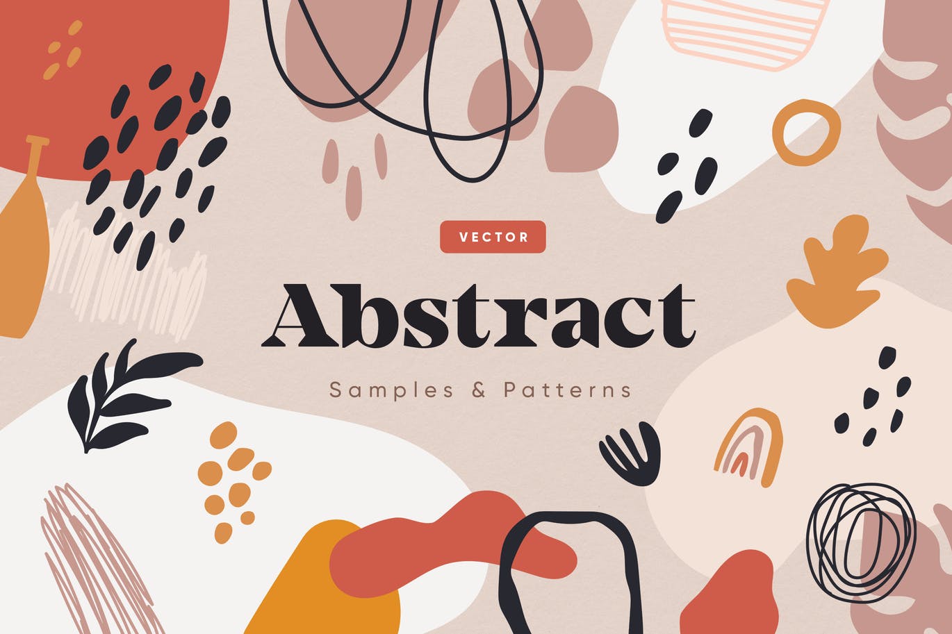 抽象形状和图案背景素材 Abstract Samples & Patterns 图片素材 第1张