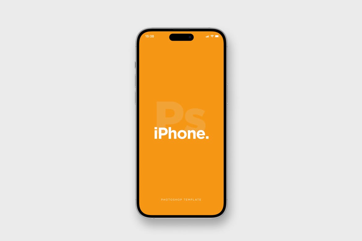 iPhone 14 Pro前视图手机样机包 Phone 14 Front View Mockup Pack 样机素材 第2张