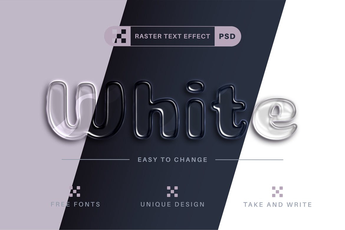 透明水状文字效果字体样式 PSD Water – Editable Text Effect, Font Style 插件预设 第5张