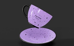 陶瓷咖啡马克杯杯身设计样机模板v6 Ceramic Mugs Mockup