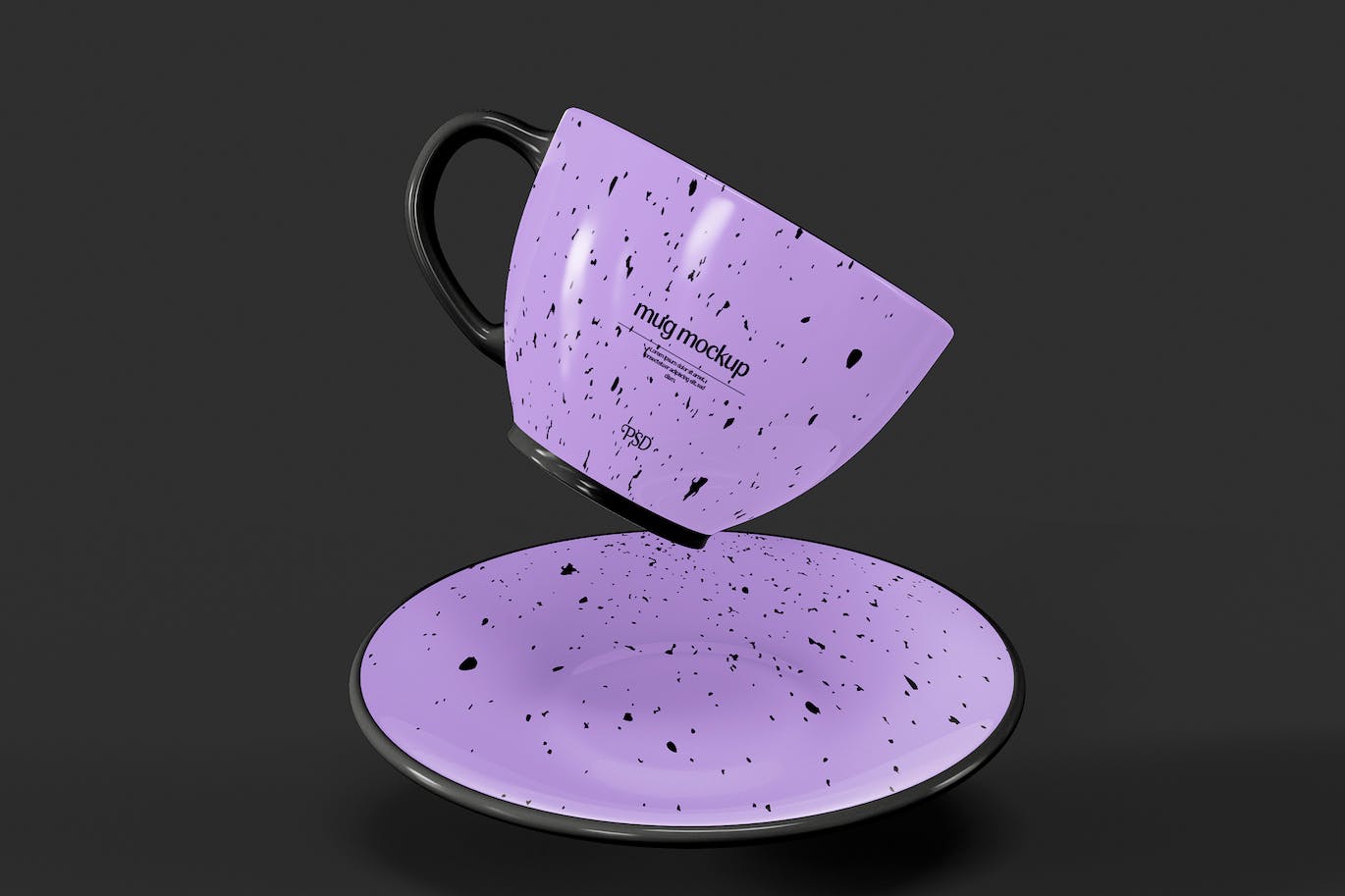 陶瓷咖啡马克杯杯身设计样机模板v6 Ceramic Mugs Mockup 样机素材 第1张