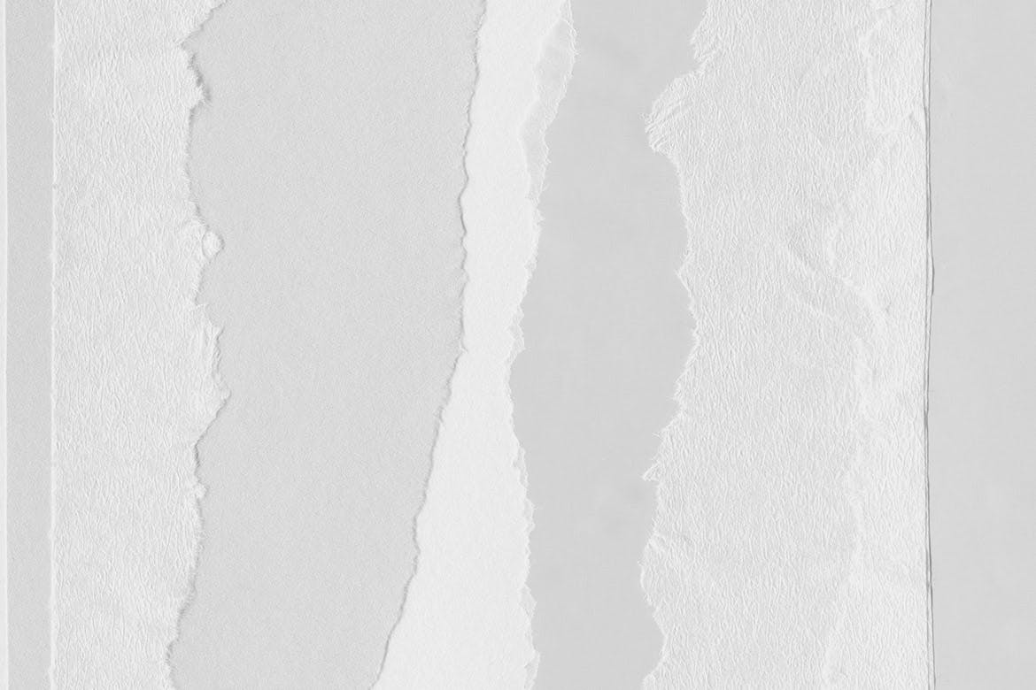 白色拼贴纸纹理素材 Collage White Paper Textures 图片素材 第4张