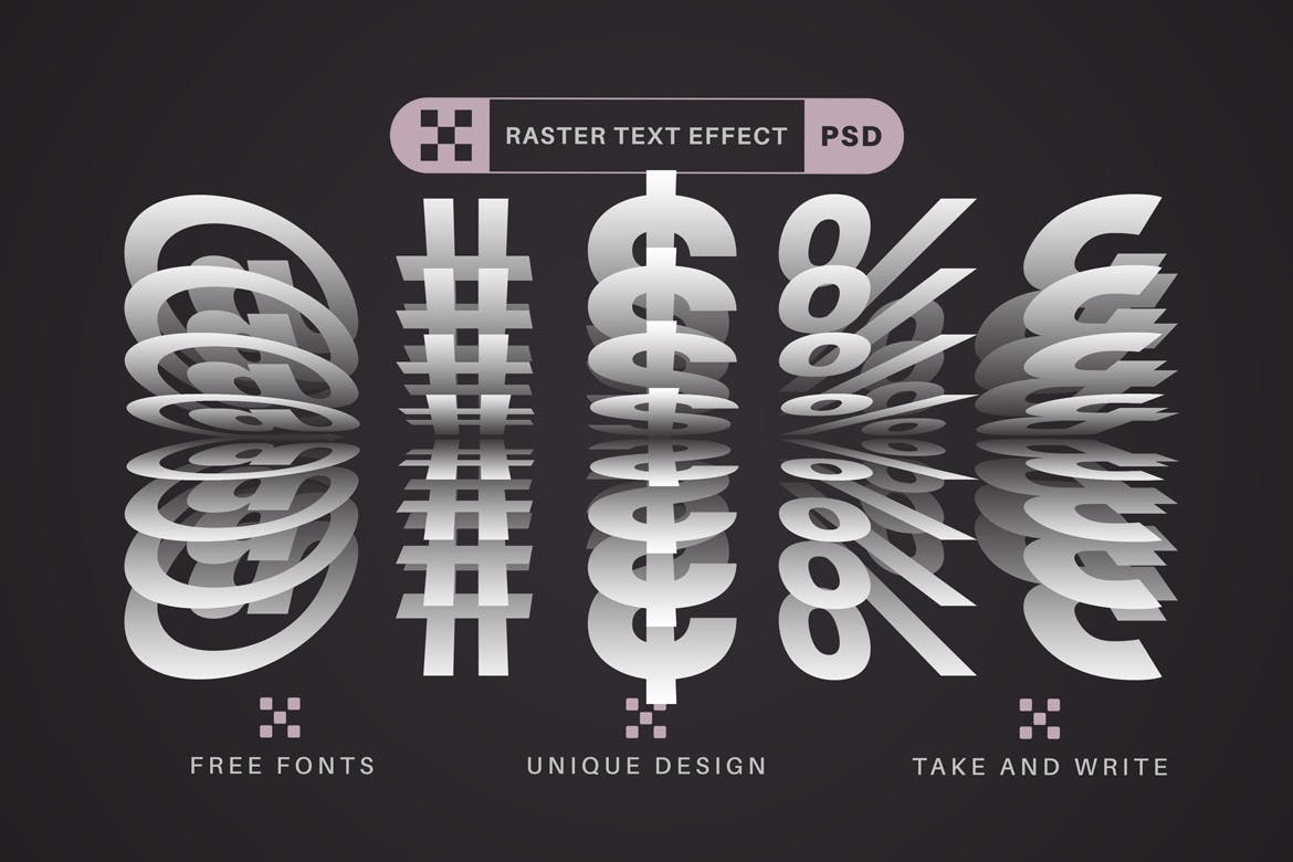 堆叠纸张文字效果字体样式 Paper Rustle – Editable Text Effect, Font Style 插件预设 第4张