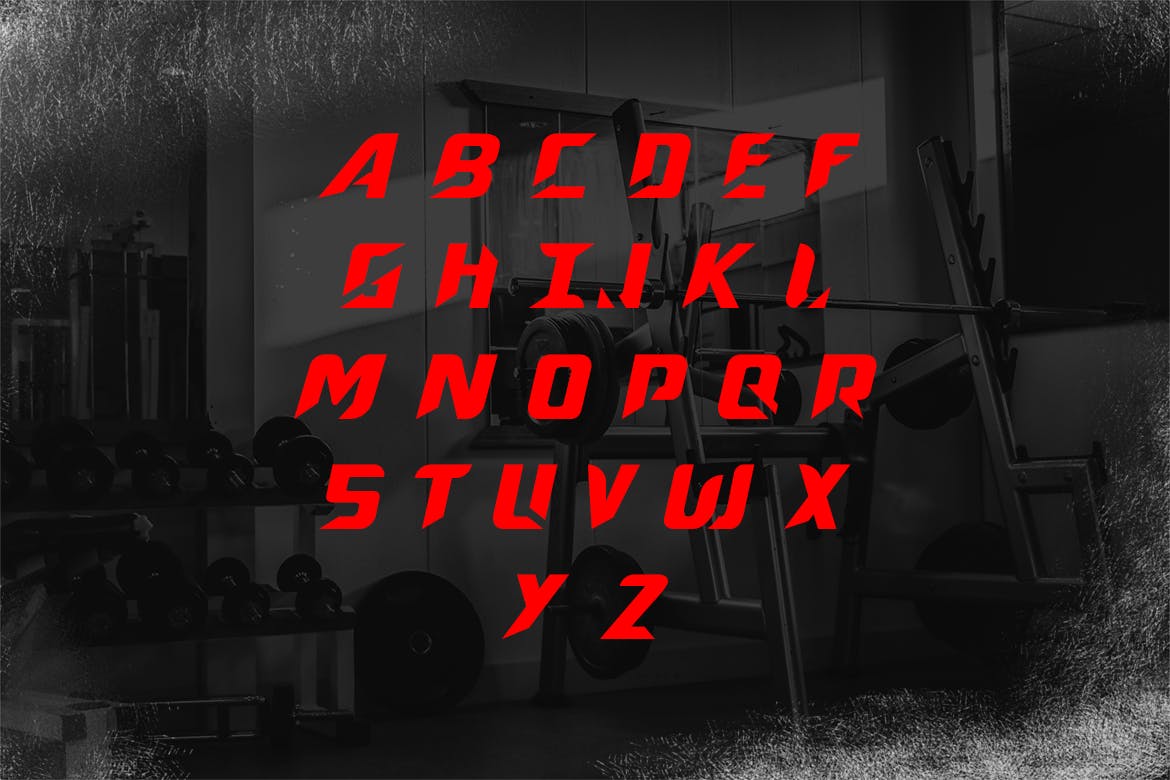 现代粗体显示字体 SirTecno Font 设计素材 第4张