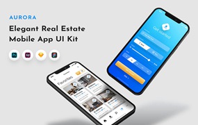 房地产App应用设计UI套件