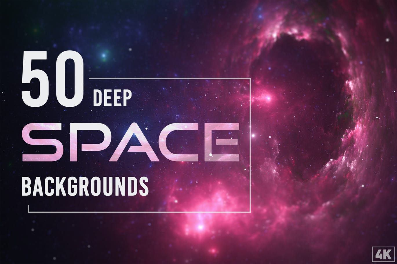 50个深空太空背景素材v1 50 Deep Space Backgrounds – Vol. 1 图片素材 第1张