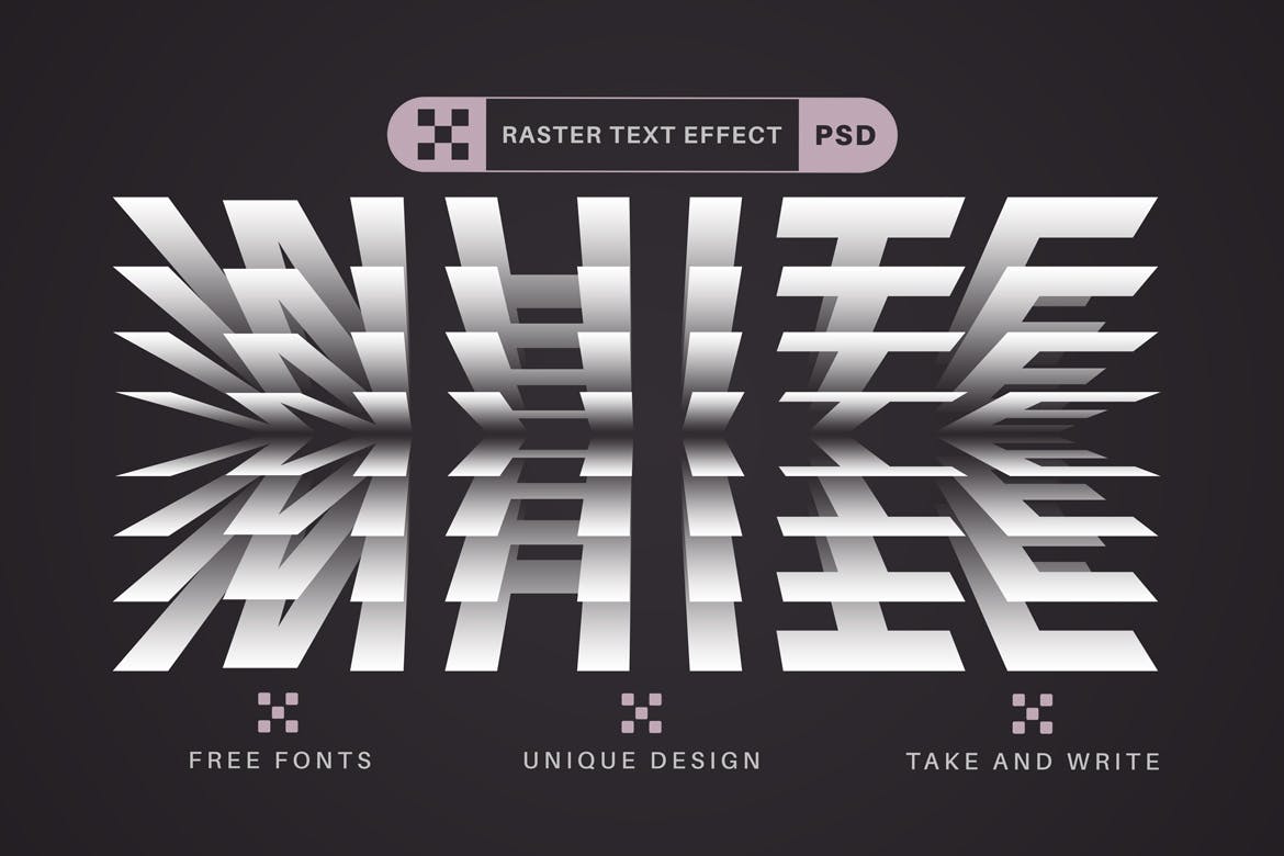 堆叠纸张文字效果字体样式 Paper Rustle – Editable Text Effect, Font Style 插件预设 第3张