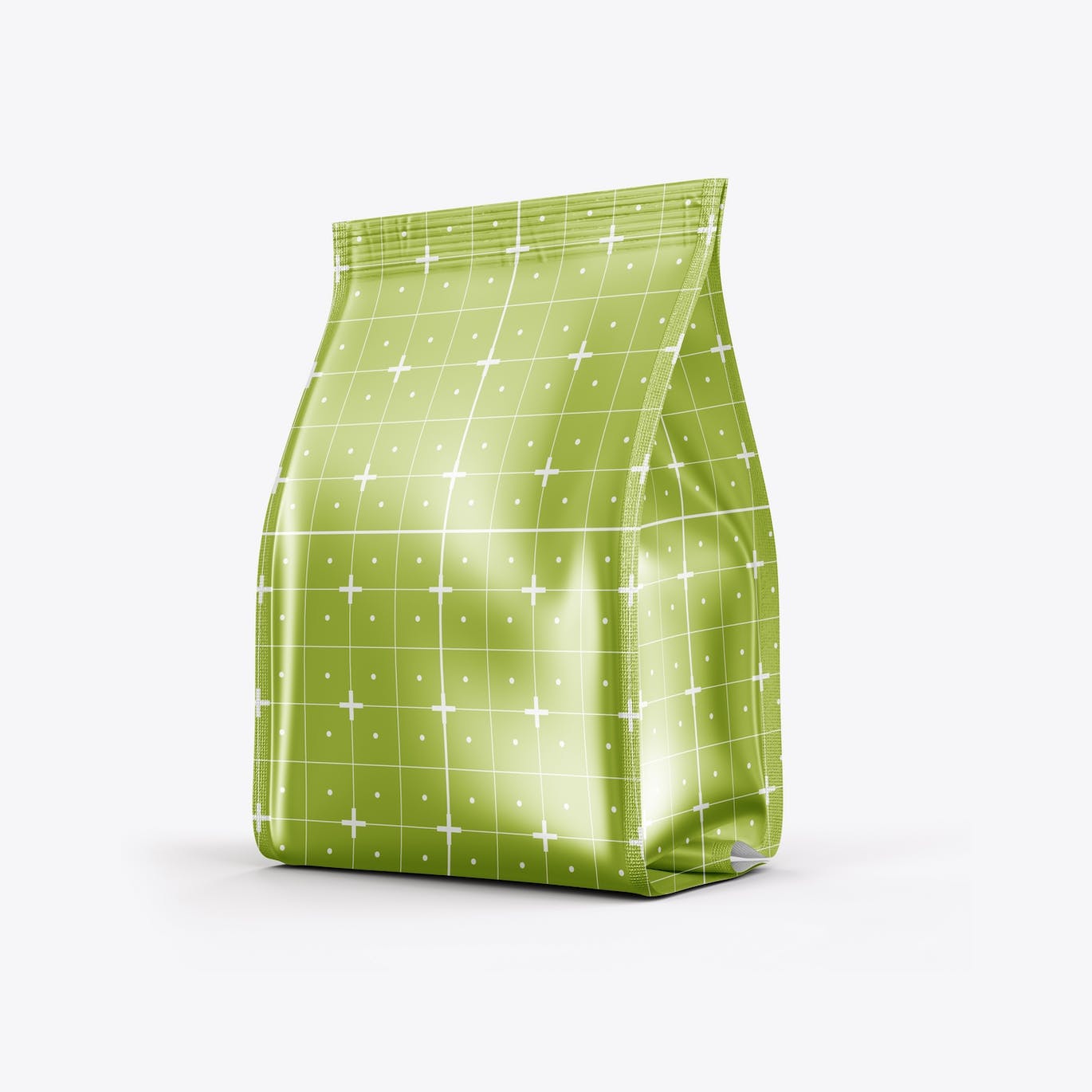 金属纸咖啡袋包装样机图 Pack Metallic Paper Coffee Bag Mockup 样机素材 第7张