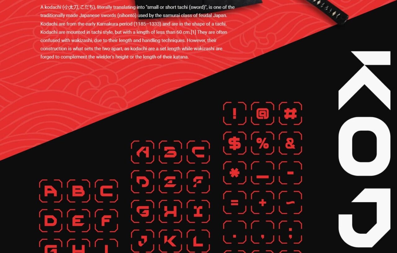 22款未来感科幻机甲风格的英文字体合集 设计素材 第4张