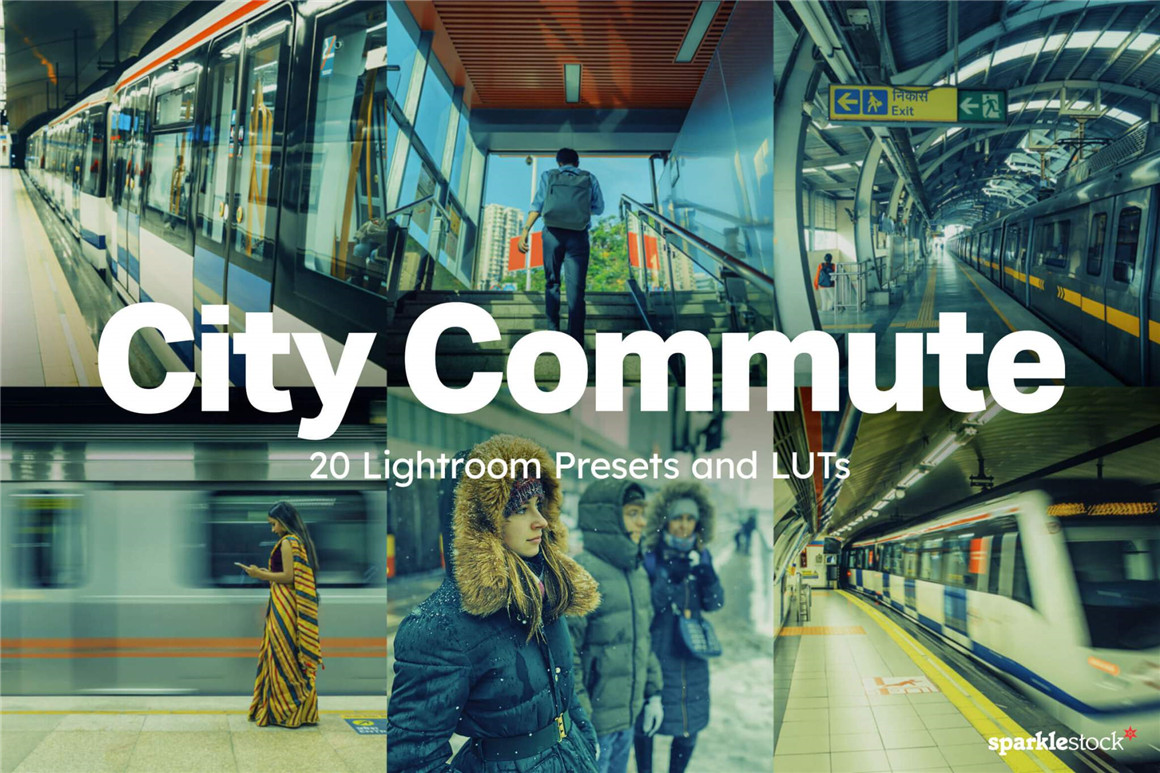 LR预设：20个城市日常通勤旅行氛围专用摄影LR+LUT调色预设 . 第1张