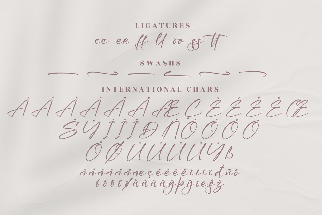 传统签名脚本字体 Heritage Signature Script Font 设计素材 第7张
