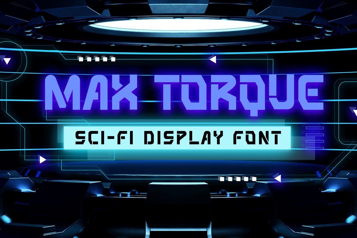 星际未来科技字体素材 Max Torque – Futuristic Techno Font 设计素材 第1张