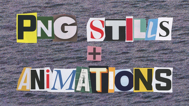 500多种拼贴艺术美学杂志报纸手工剪裁字母数字符号背景免扣PNG+视频素材包 Sickboat Magazine Cut Out Letters PNG + Animations 影视音频 第7张