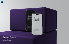时尚智能iPhone 14 pro手机UI样机模板 Smart Phone design Mockup