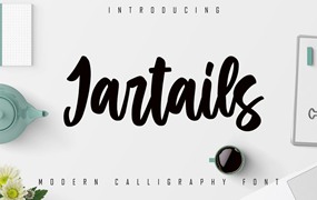 整齐现代英文手写字体合集 Jartails – Modern Calligraphy Font