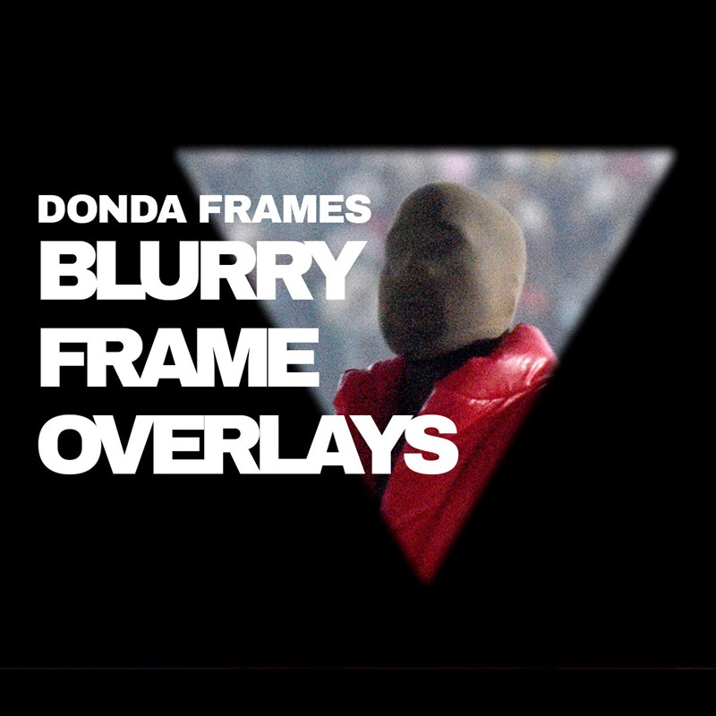 MOON 嘻哈说唱风格人物模糊帧聚光灯框架形状PNG素材 BEAR DONDA FRAMES 图片素材 第3张