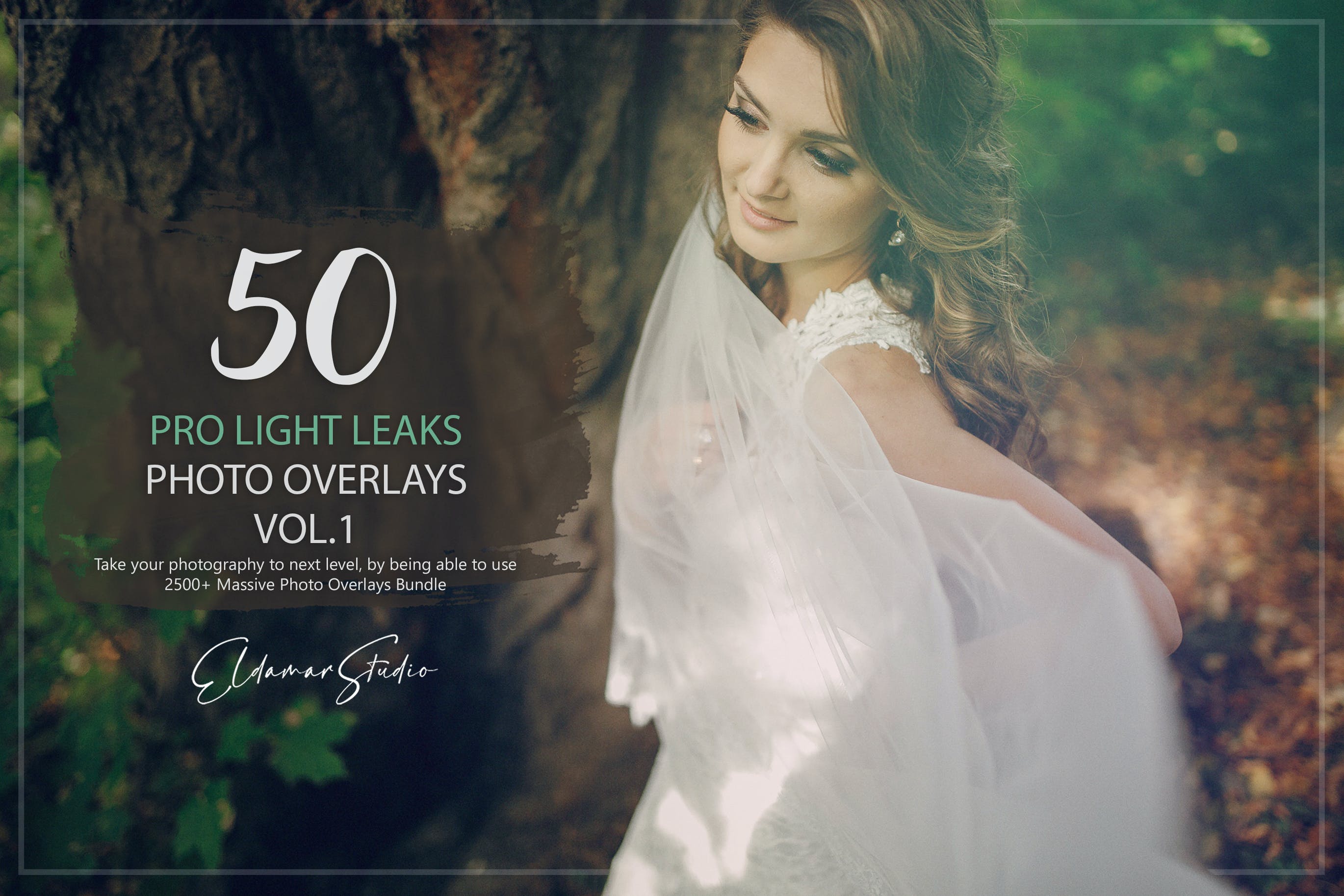 50个专业漏光效果照片叠层背景素材v1 50 Pro Light Leaks Photo Overlays – Vol. 1 图片素材 第1张