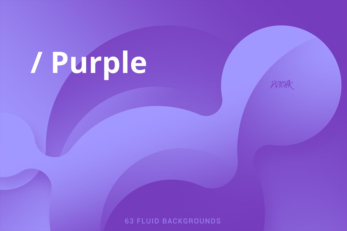 抽象紫色柔和流体圆圈背景 Purple | Soft Fluid Backgrounds 图片素材 第3张