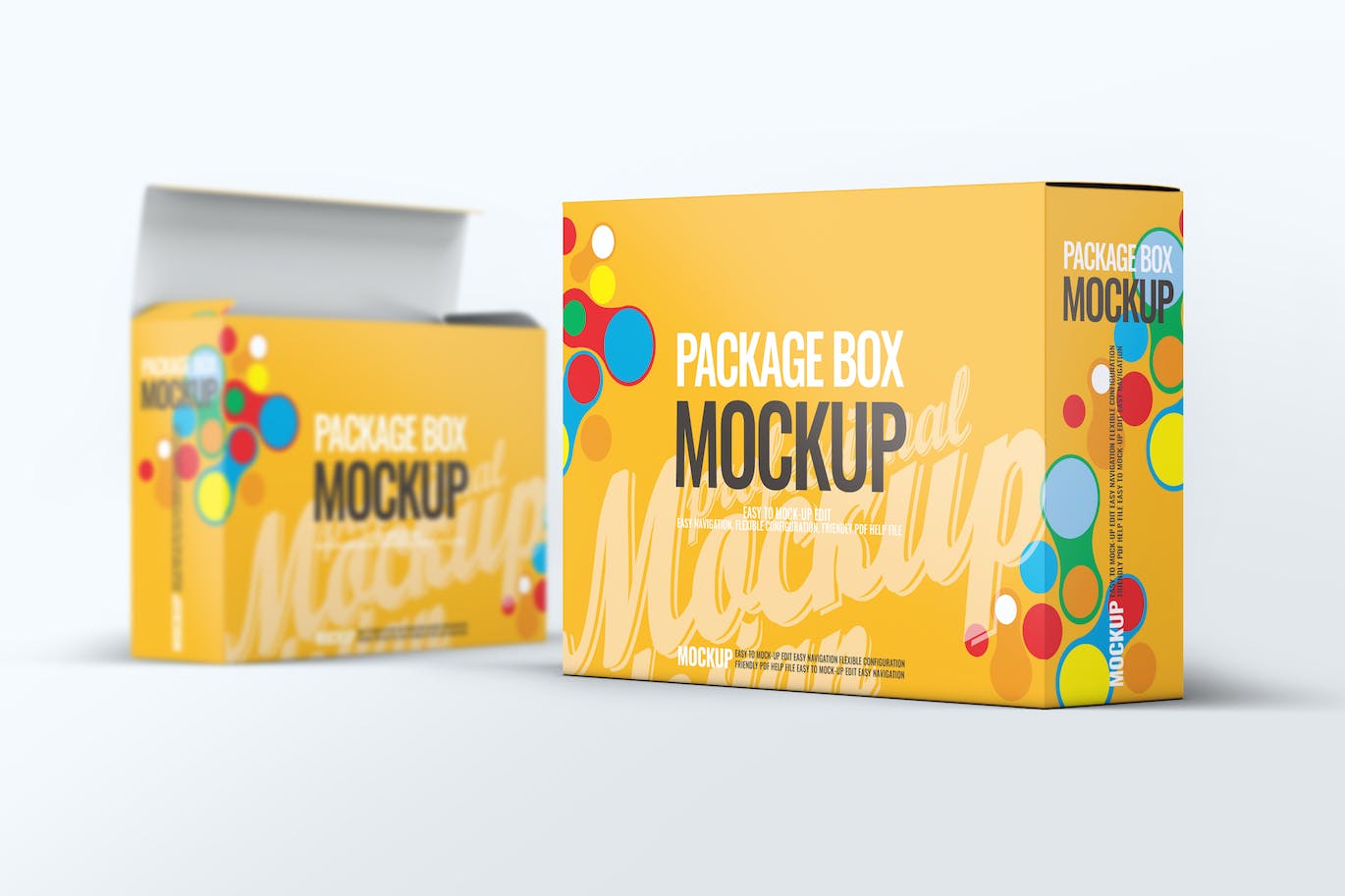 产品包装纸盒样机图psd模板 Package Boxes Mock-Up 样机素材 第1张