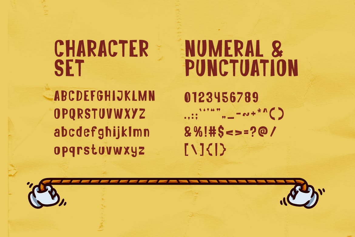 漫画动画无衬线字体素材 Bruteforce – Comic Display Font 设计素材 第8张