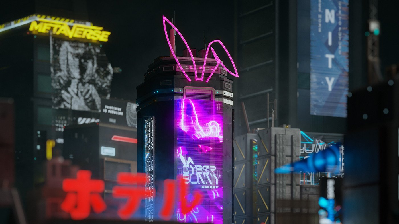Kitbash3d 彩虹全息赛博朋克工业风未来主义科幻城市金属3D模型包 Cyberpunk 2022 影视音频 第5张