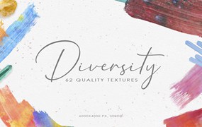 62种多样性水彩纹理 62 Diversity Watercolor Textures