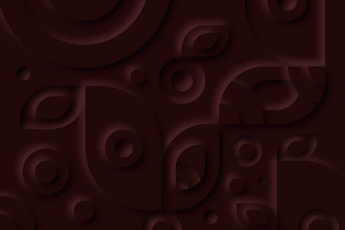 Neumorphism新拟物风格极简几何装饰背景合集 Neumorphism – Geometric Ornament Background Set 图片素材 第11张