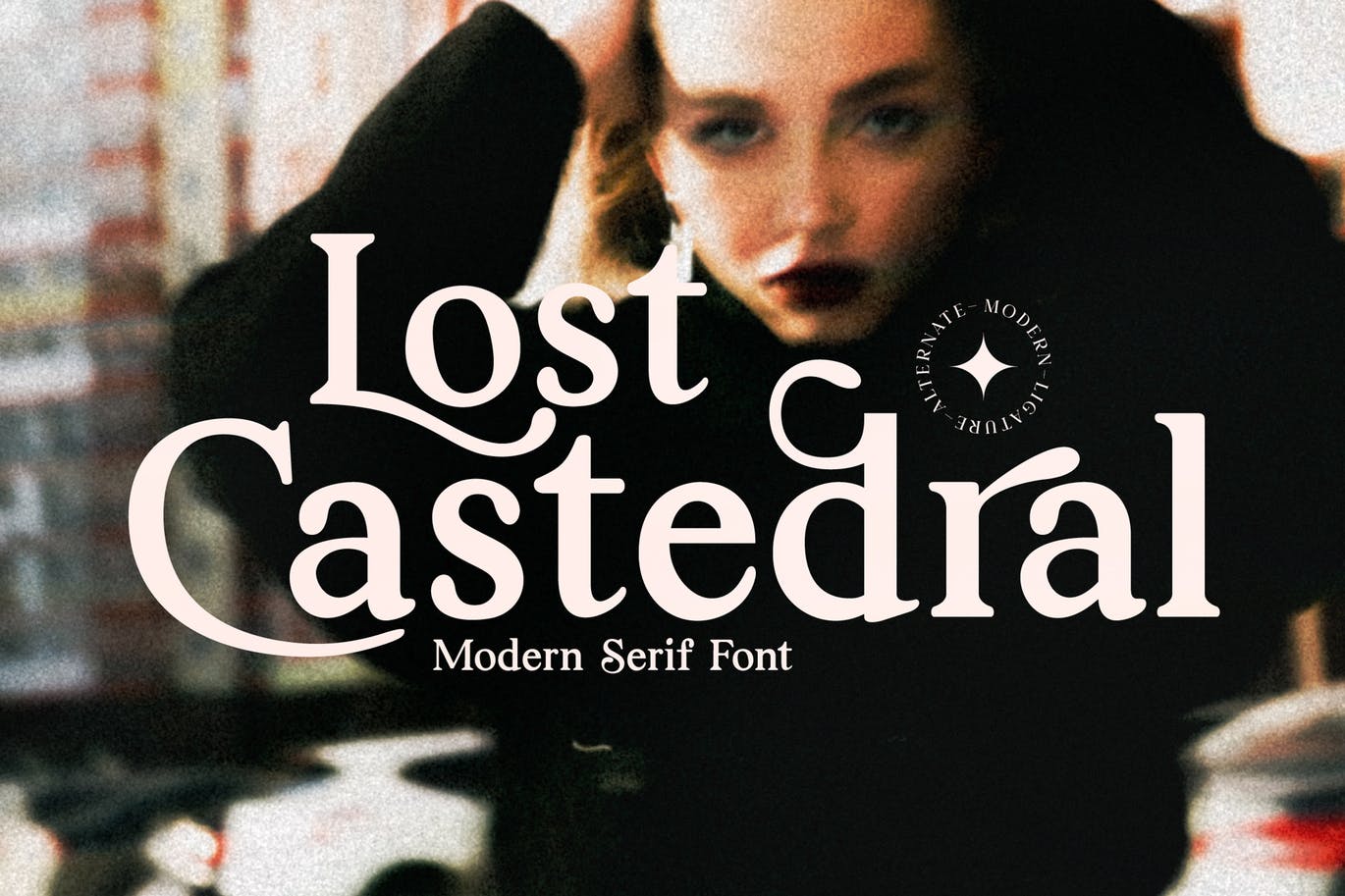 现代衬线字体素材 Lost Castedral Serif Font 设计素材 第1张