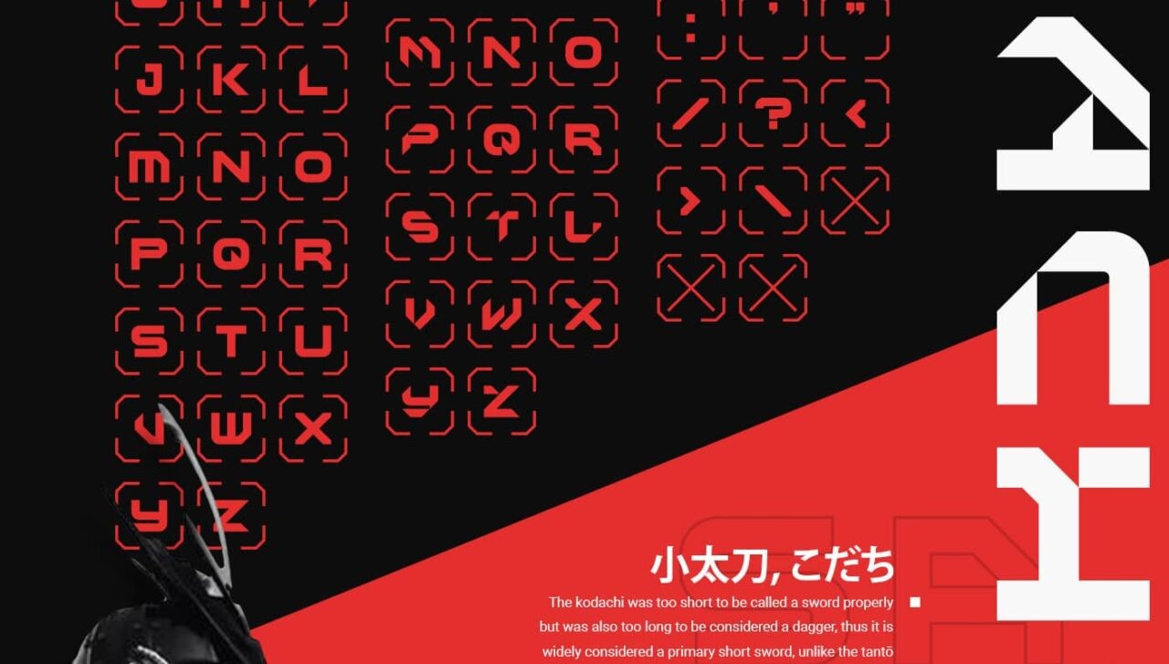 22款未来感科幻机甲风格的英文字体合集 设计素材 第5张