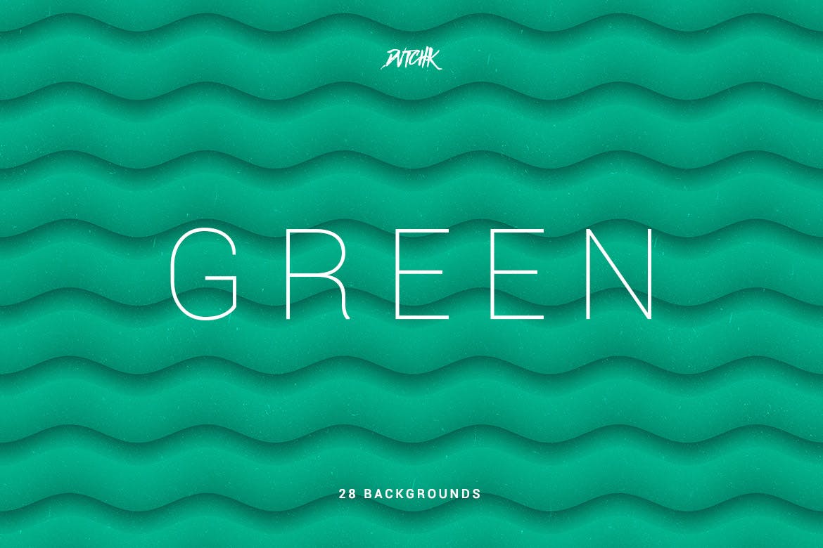 绿色柔软抽象波浪背景 Green | Soft Abstract Wavy Backgrounds 图片素材 第2张