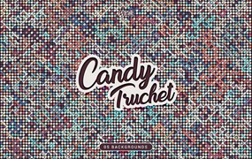 抽象多彩糖果背景 Candy Truchet Backgrounds