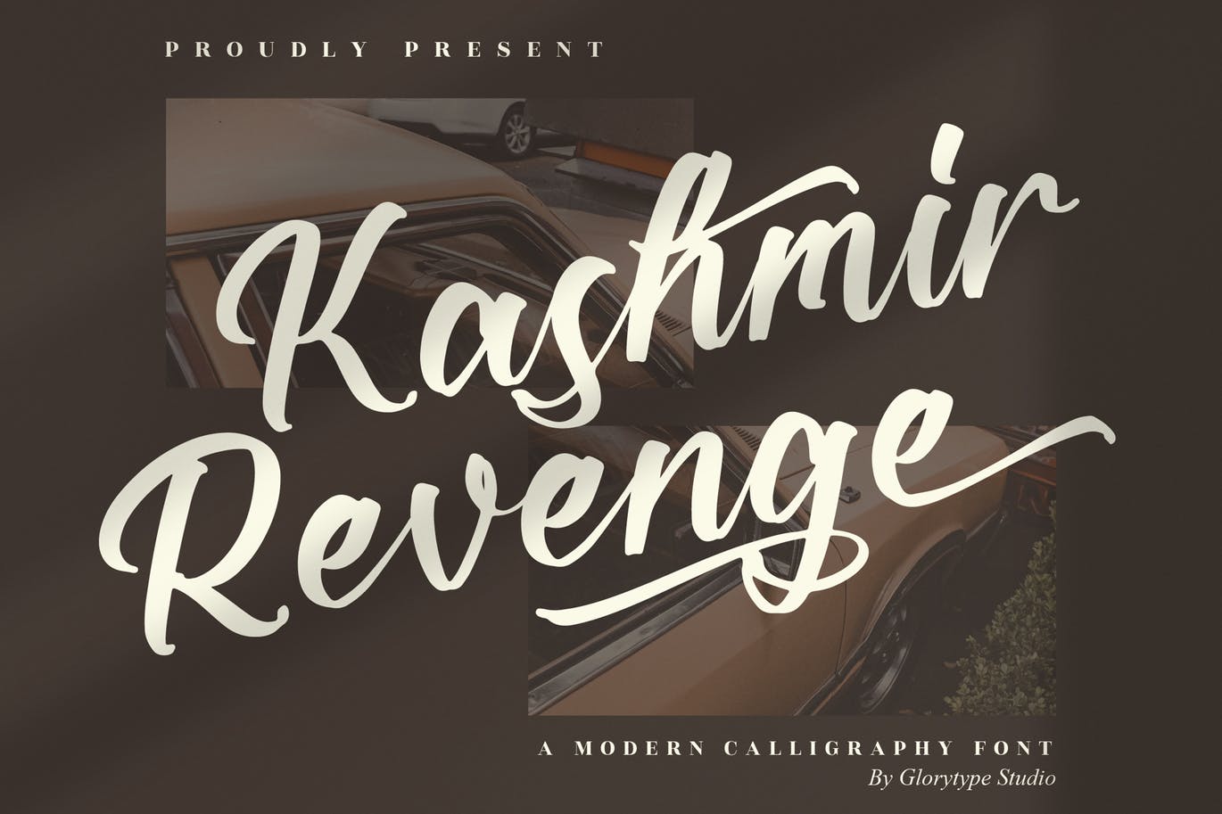现代艺术书法字体素材 Kashmir Revenge Calligraphy Font 设计素材 第1张