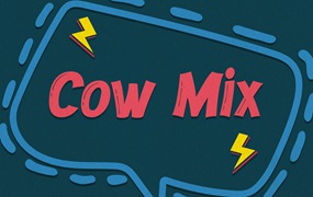 儿童漫画粗体显示字体 Cow Mix – Fun Display Font