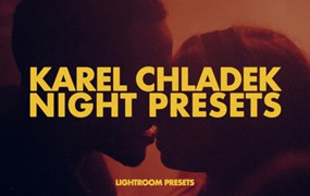 Karel Chladek 7个夜间摄影胶片电影感情绪人像LR调色预设 Night Presets Vol I