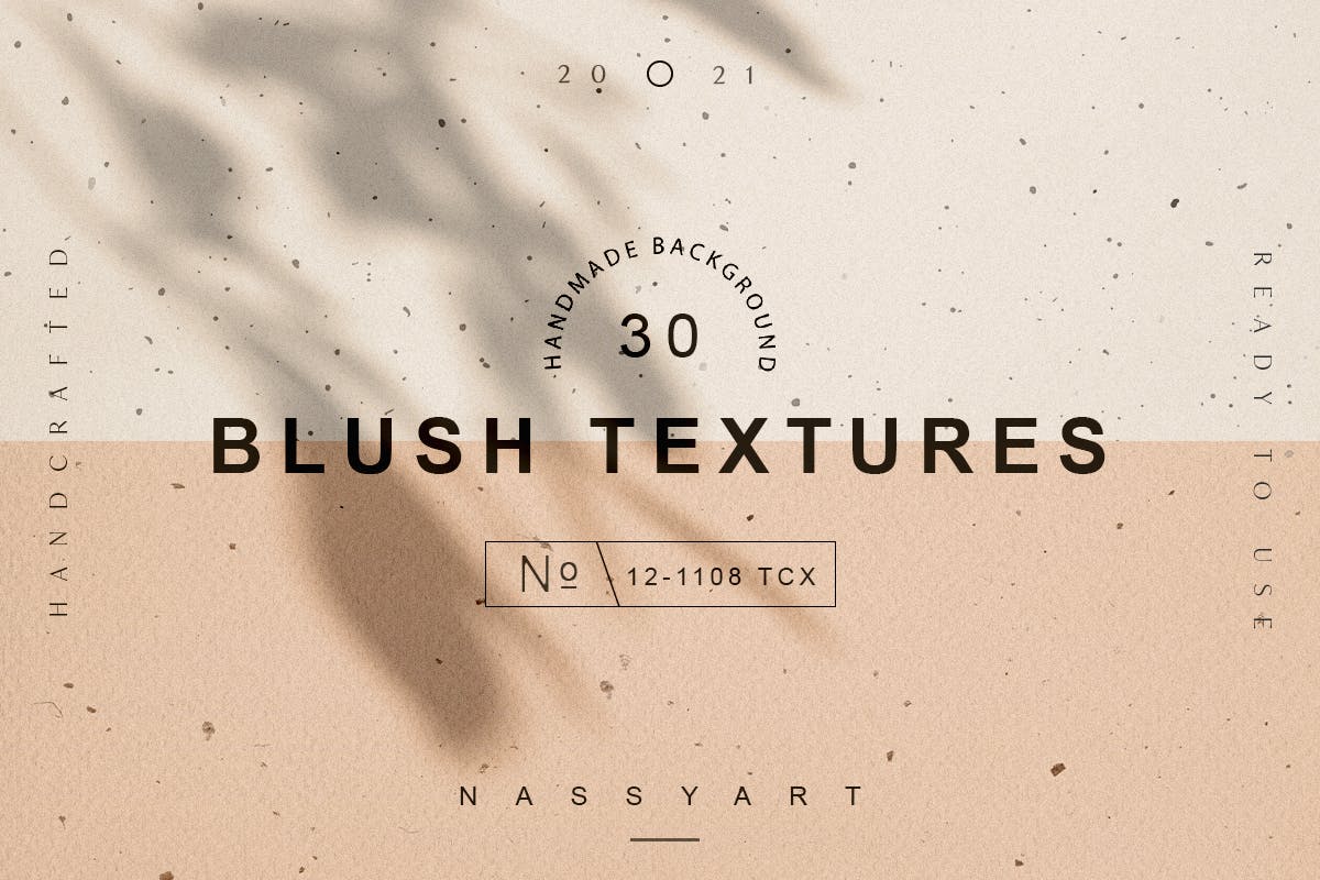 30种腮红工艺纸纹理 30 Blush Craft Paper Textures 图片素材 第1张