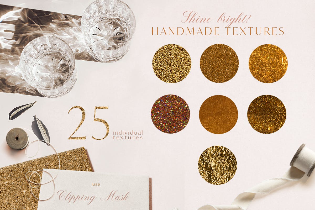 25个黄金时代奢华质感纹理 25 Golden Age Luxury Textures 图片素材 第8张