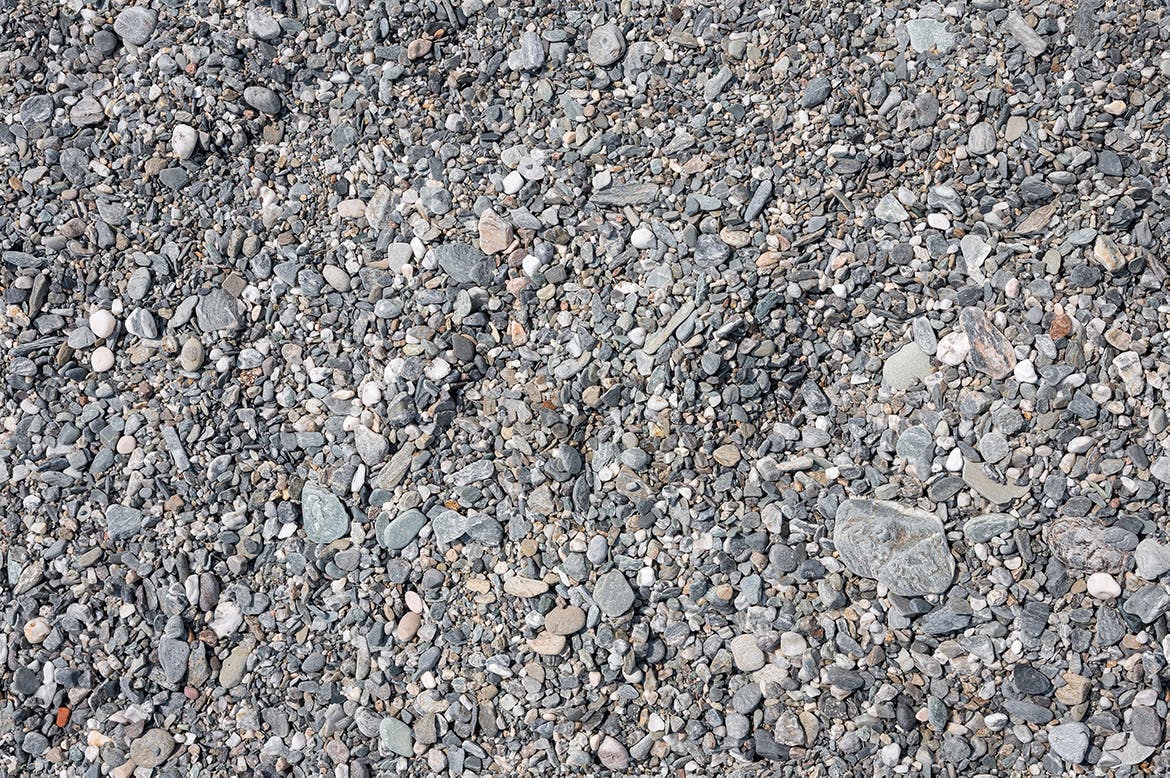 6个碎石石头无缝纹理背景套件 Set of 6 seamless gravel textures 图片素材 第7张