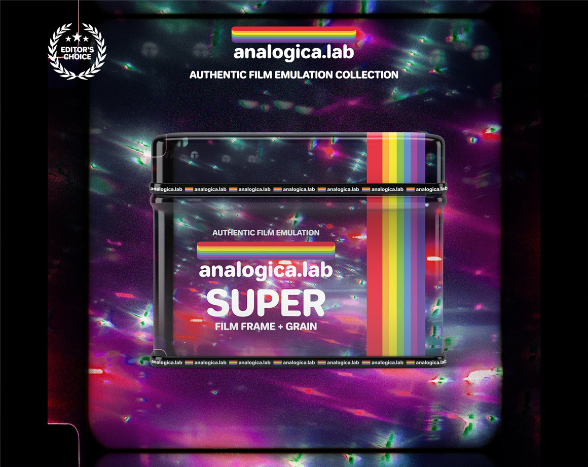 复古色调胶片模拟SUPER8/16mm视频胶片帧+颗粒PNG素材包 Analogica Lab – SUPER FILM FRAME + GRAIN 影视音频 第1张