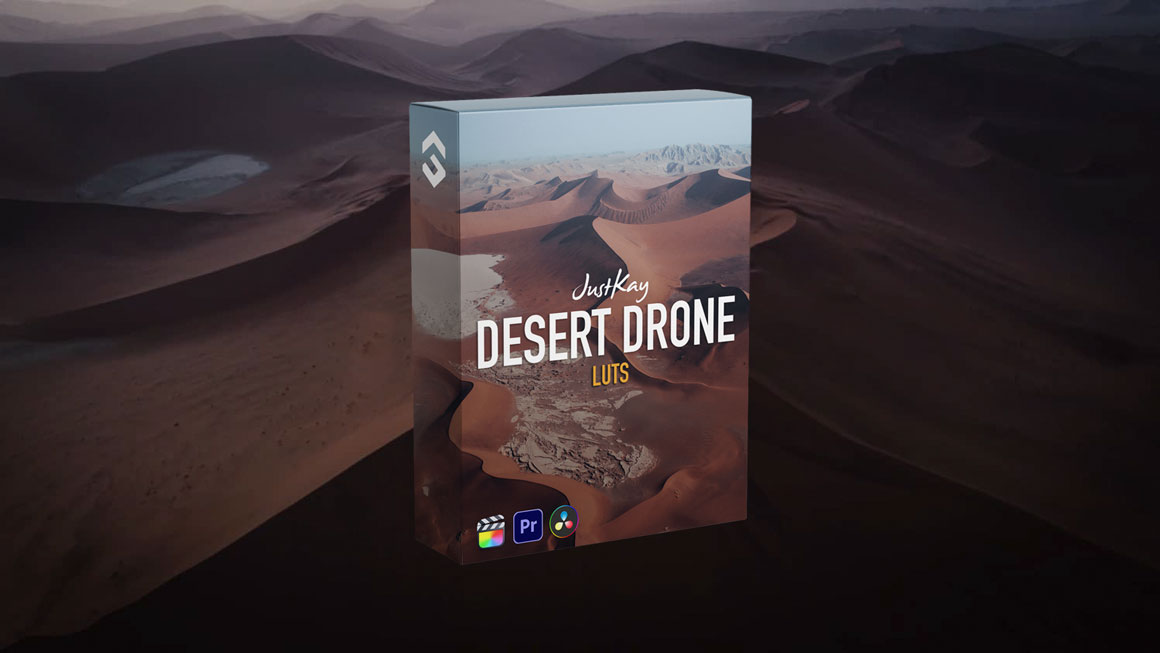 JustKay 狂野西部沙漠景观旅拍棕色大疆无人机航拍LUT调色预设包 Desert Drone LUT's 插件预设 第1张