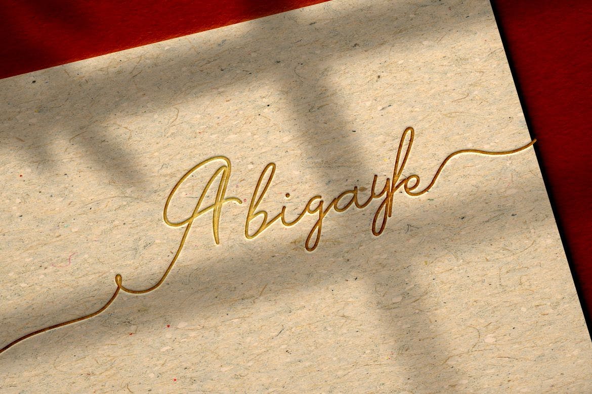 时尚签名风格英文手写字体 Qardenia Signature Font 设计素材 第5张