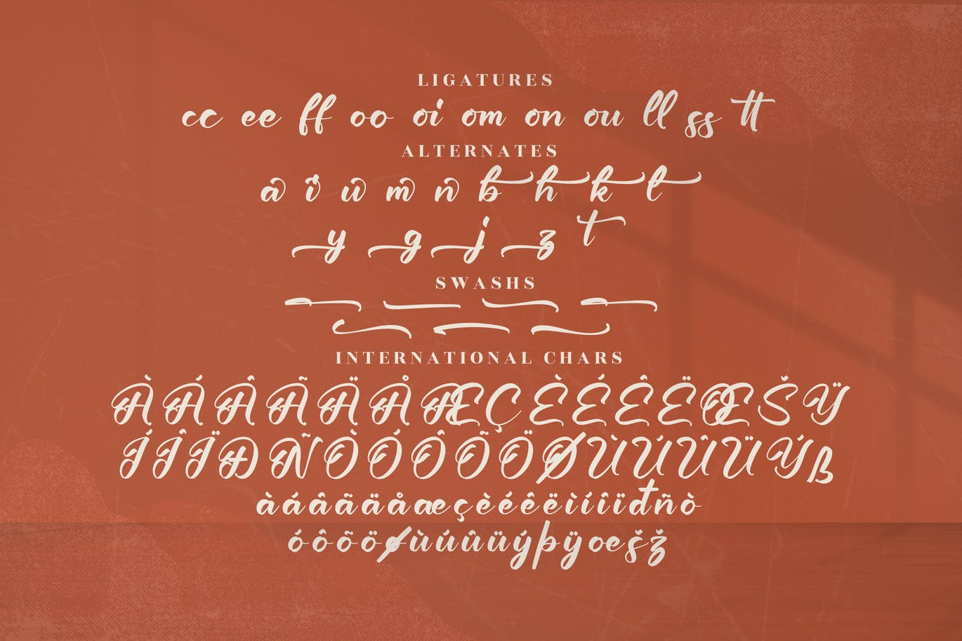 连写书法艺术字体素材 Krekatau Calligraphy Font 设计素材 第14张
