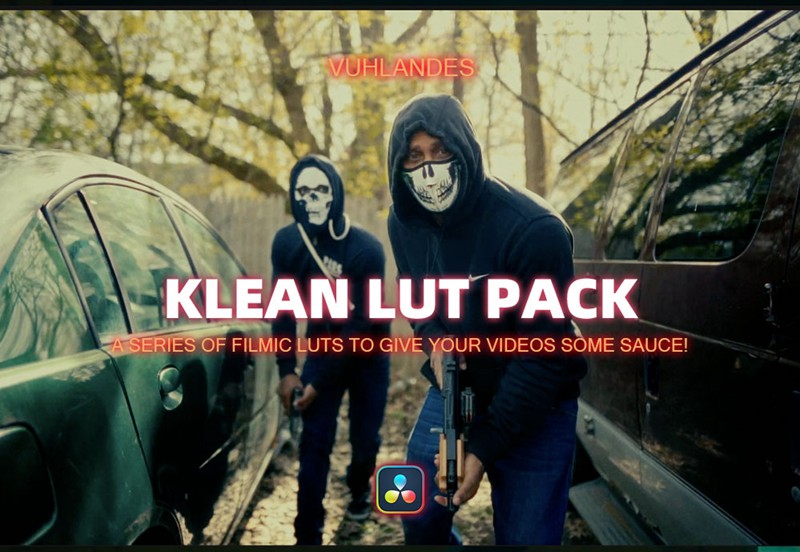 Vuhlandes 胶片模拟复古暖色光晕嘻哈风格MV制作调色预设LUTs包 Klean LUT Pack 插件预设 第1张