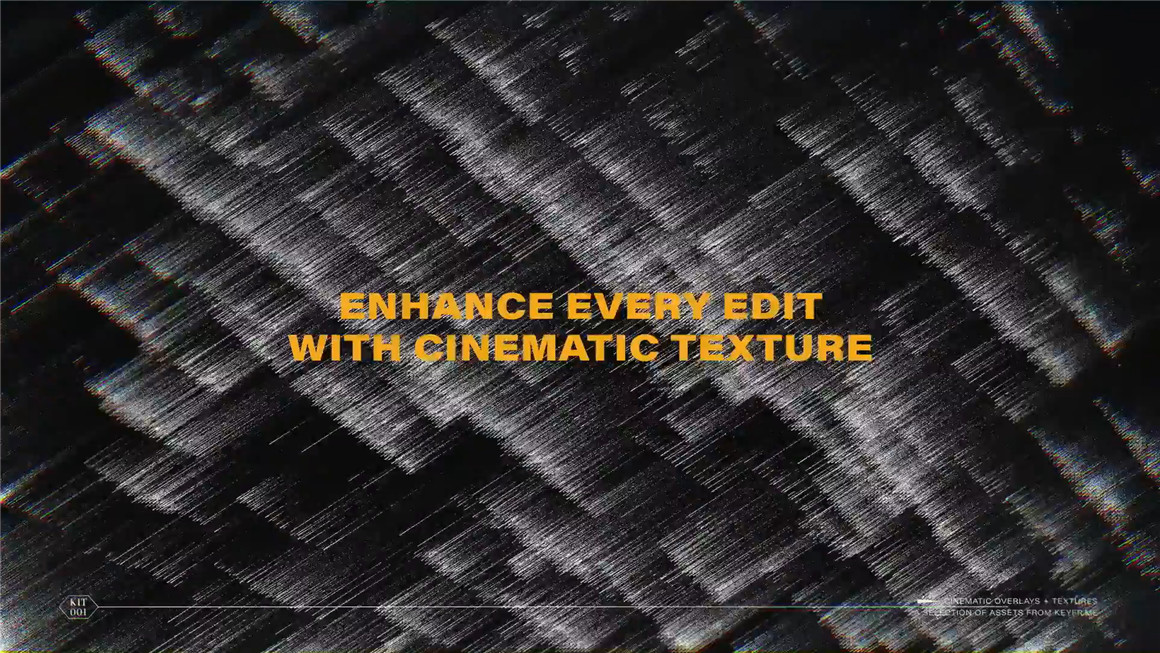 KEYFR 70个抽象多彩色调砂换毛刺噪点失真砾置效果纹理背景视频素材 Cinematic Texture Kit.001 . 第3张