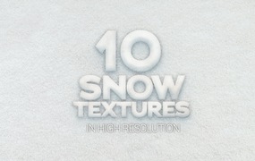 10个冬季白雪纹理素材 Snow Textures x10