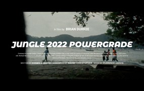 深绿色自然风景旅拍达芬奇调色节点 JUNGLE 2022 POWERGRADE