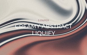 抽象液化流体背景 Creamy Abstract Liquify Background
